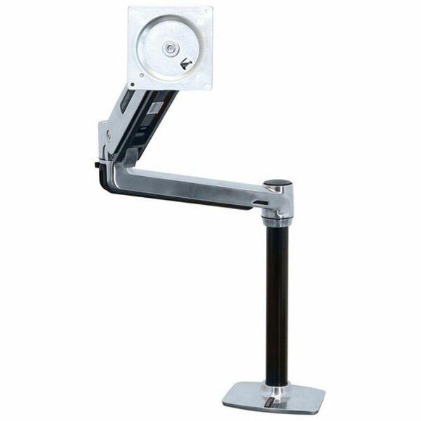 Suporte de Secretária para Monitor ERGOTRON LX HD Sit-Stand Desk Mount 45-384-026 (Até 46″ - Alumínio Polido)