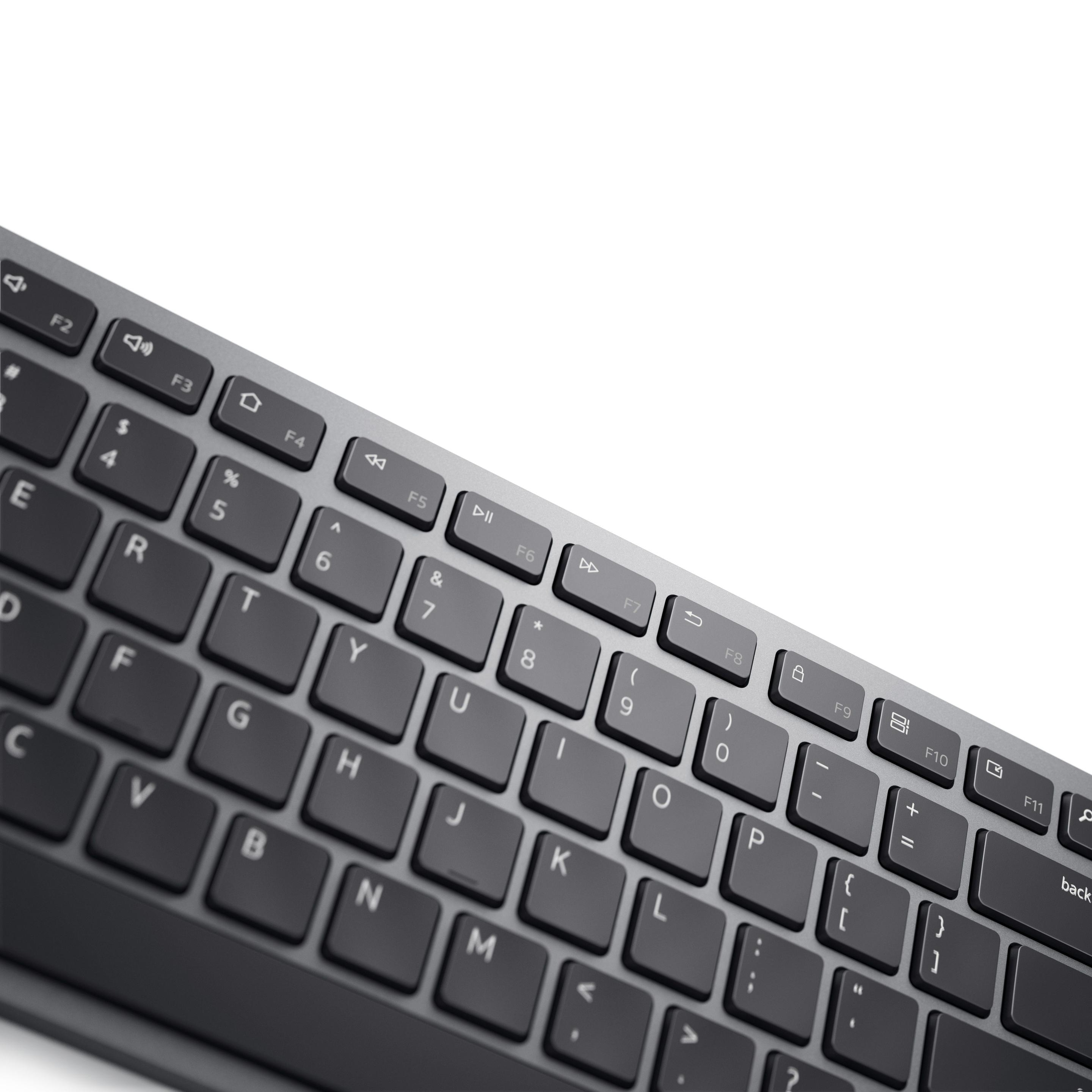 Conjunto de Teclado e Rato DELL KM7321W (Alemão - Tamanho completo - RF sem fios e Bluetooth - Cinzento e Titânio), miniatura 8