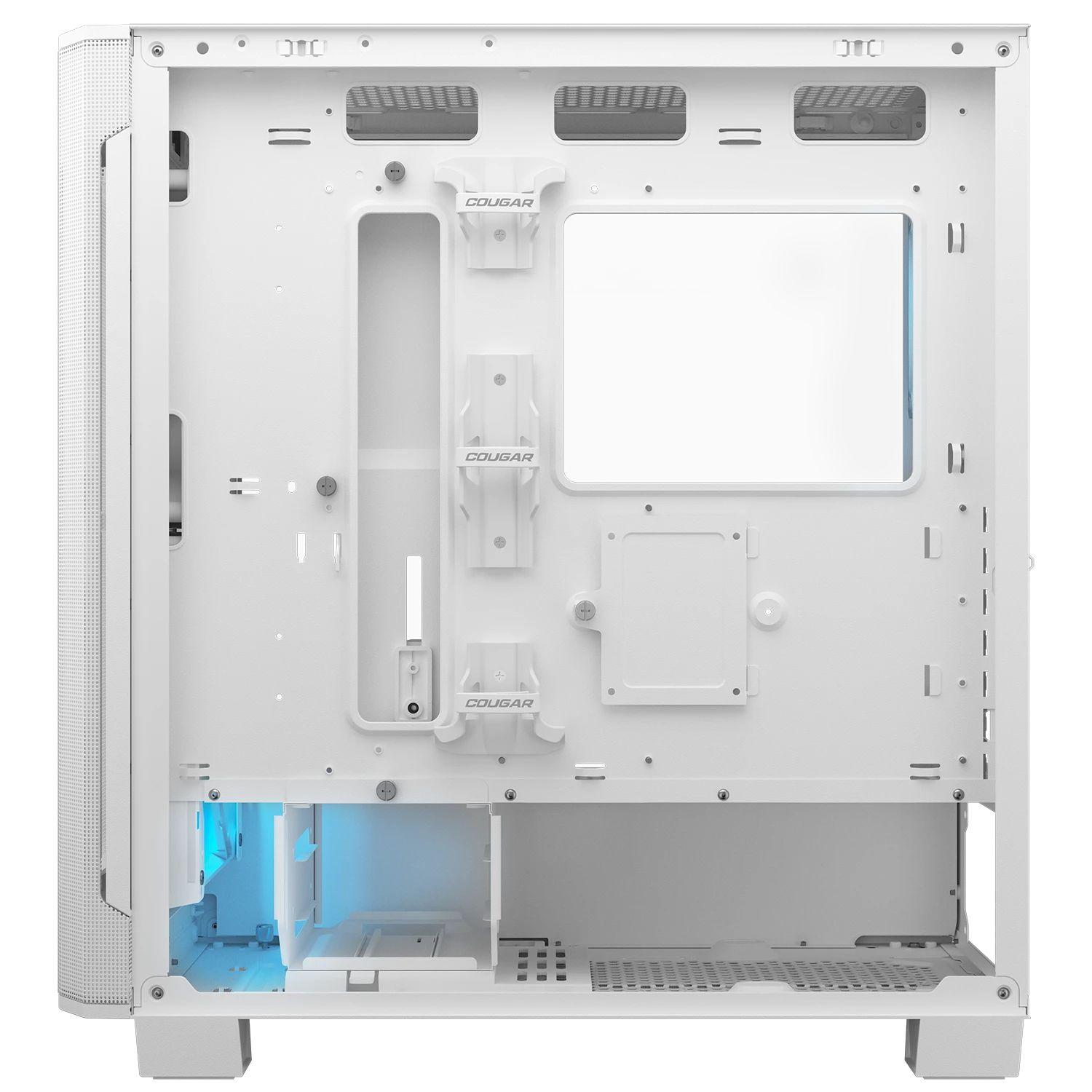 Caixa PC COUGAR Airface FLO RGB CGR-5YA6W-RGB (Midi Tower - 190 mm - 390 mm - Branco) — miniatura 10