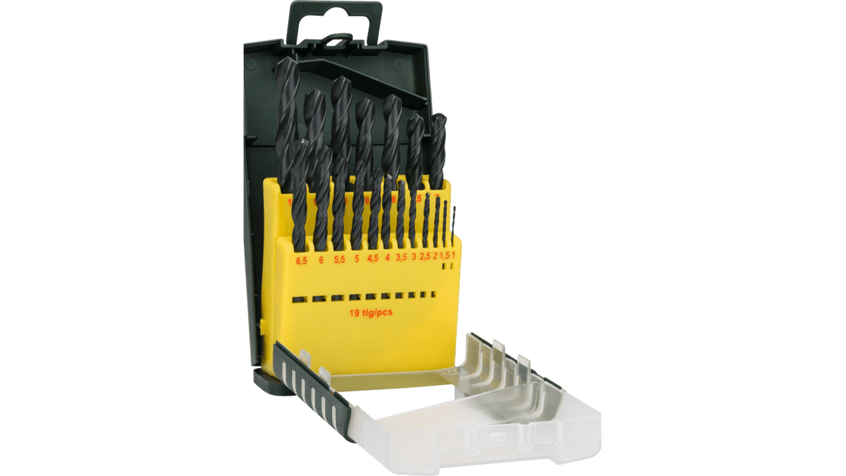 Conjunto de Brocas para Metal BOSCH 2607017151 (HSS-R - 19 Peças)