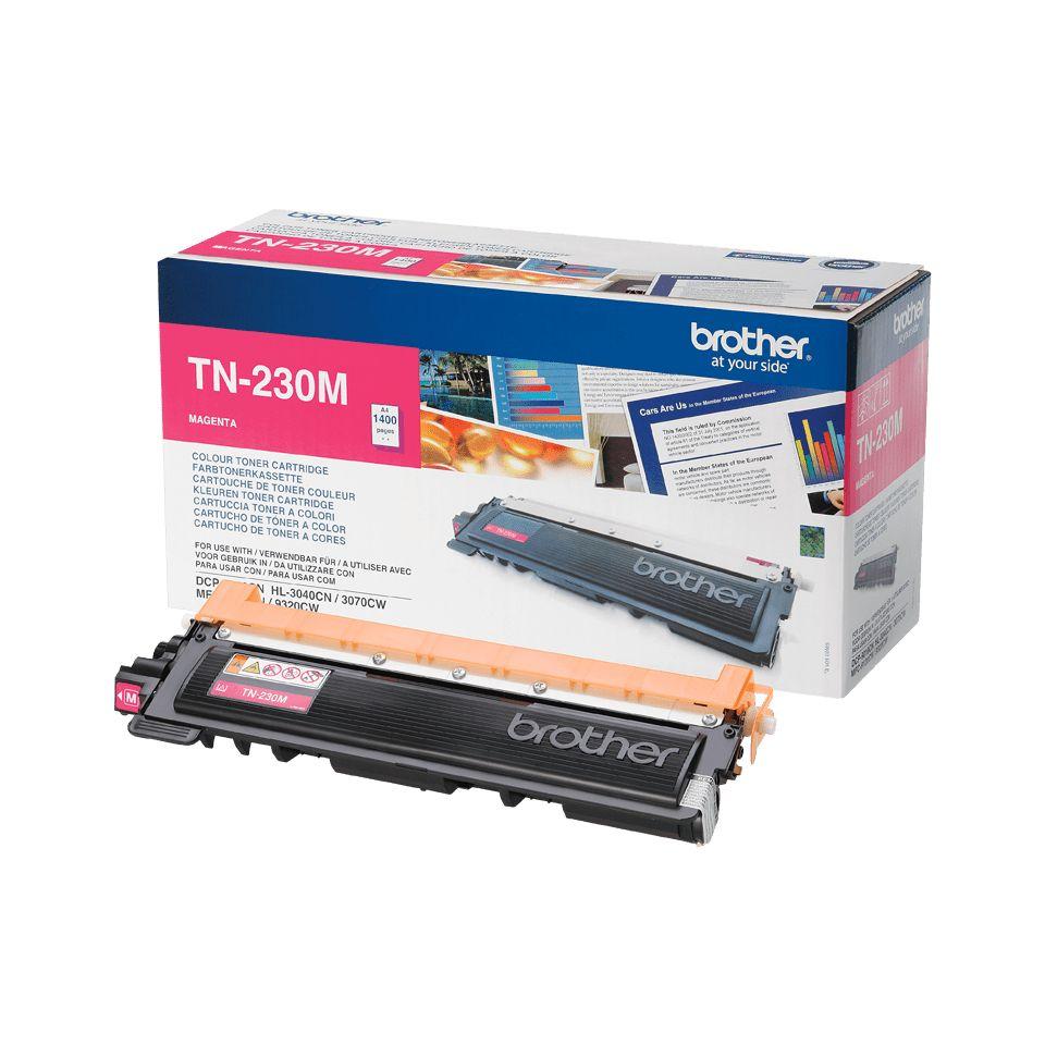 Toner BROTHER TN-230M (1400 páginas - Magenta)