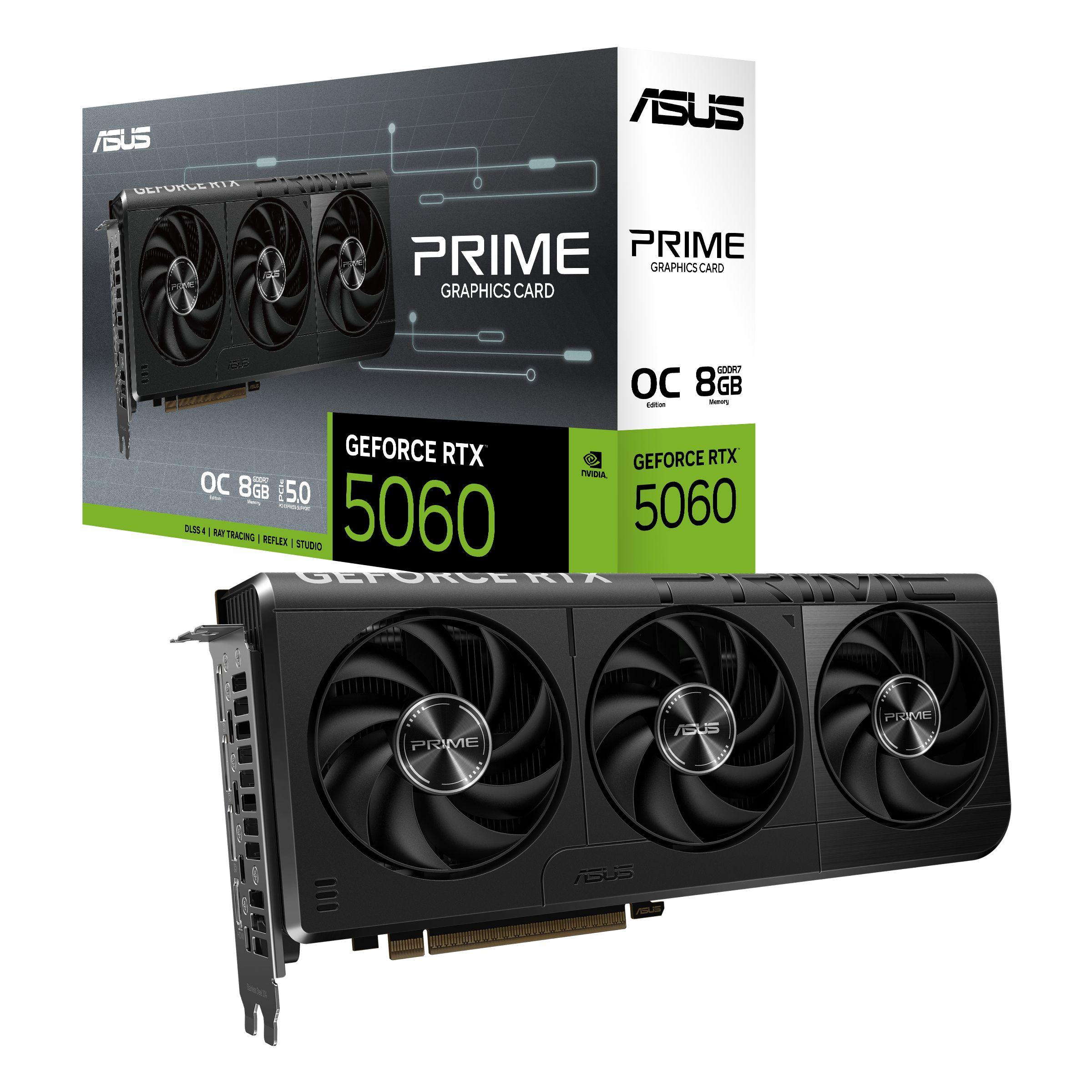 Placa Gráfica ASUS Prime RTX5060-O8G (GeForce RTX 5060 - 28 Gbps - 8 GB - Multicor) — miniatura 10