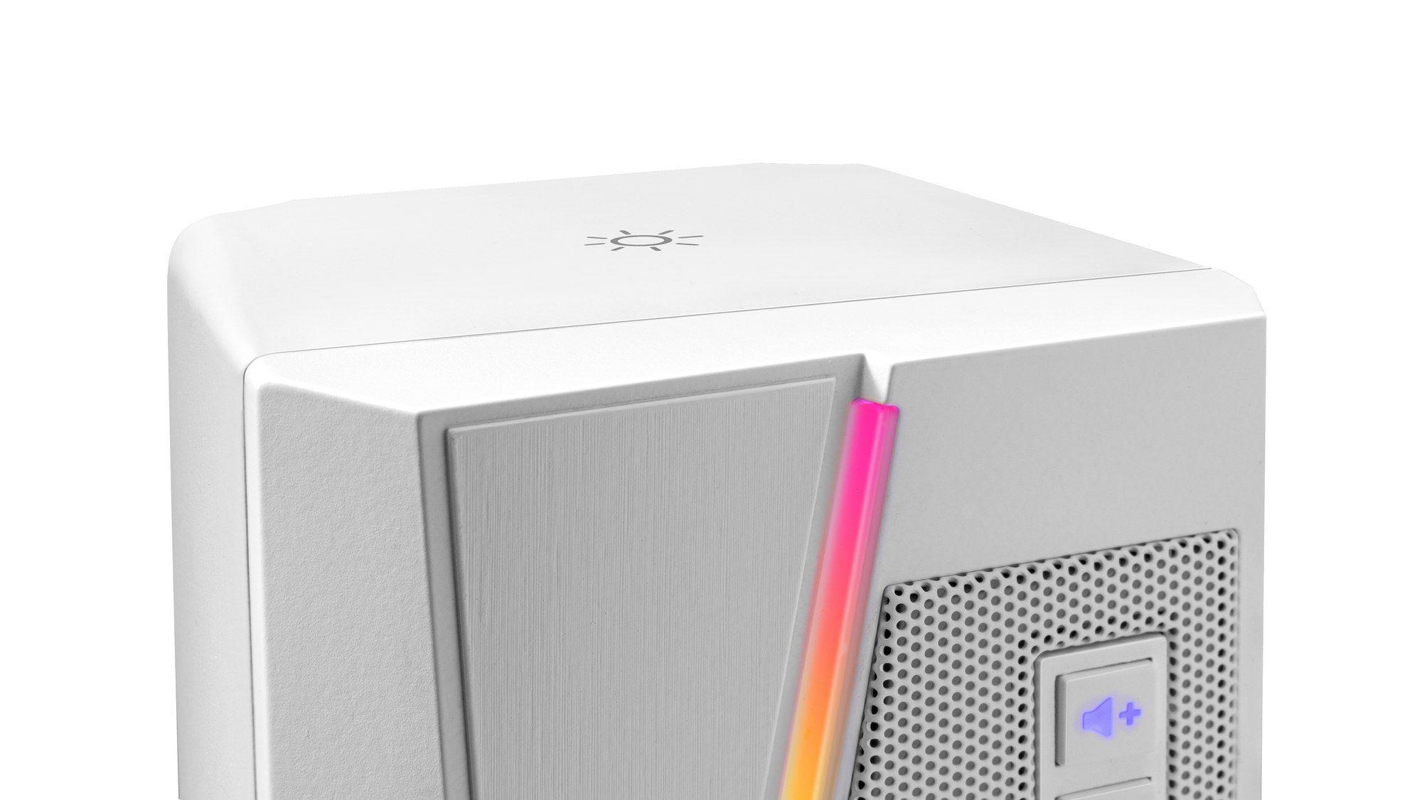 Colunas MARS GAMING MS7W (Com fios e sem fios - 20 W - Jack de 3,5 mm - Branco) — miniatura 4