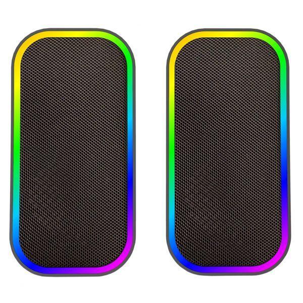 Colunas para PC SPEEDLINK TOKEN RGB (Com fios e sem fios - 2.0 canais - Preto) — miniatura 4