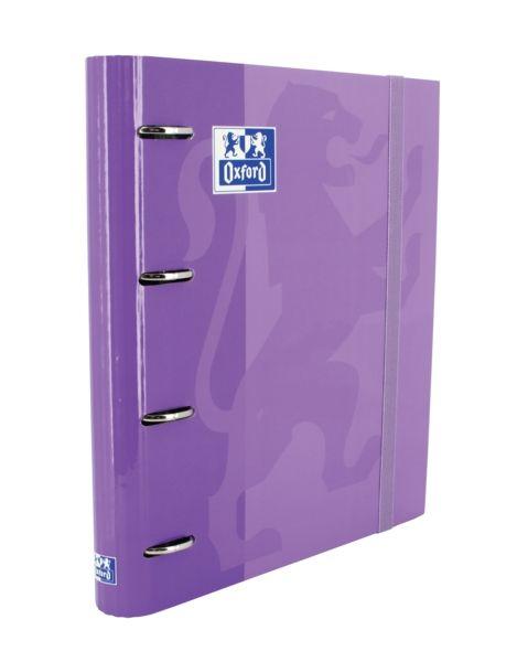 Pasta de Argolas OXFORD Europeanbinder Classic A4+ (Malva)