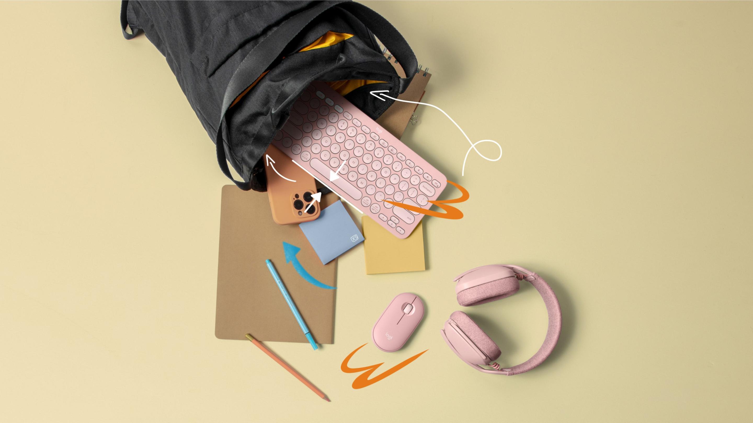 Rato LOGITECH Pebble 2 M350s (Ambidestro - 4000 DPI - Ótico - Rosa) — miniatura 8