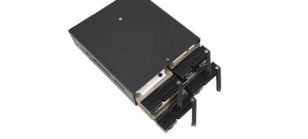 Painel de Baía para Discos CHIEFTEC CMR-425 (Até 4 HDD ou SSD de 2,5" - 5,25" - SATA - Preto), miniatura 4