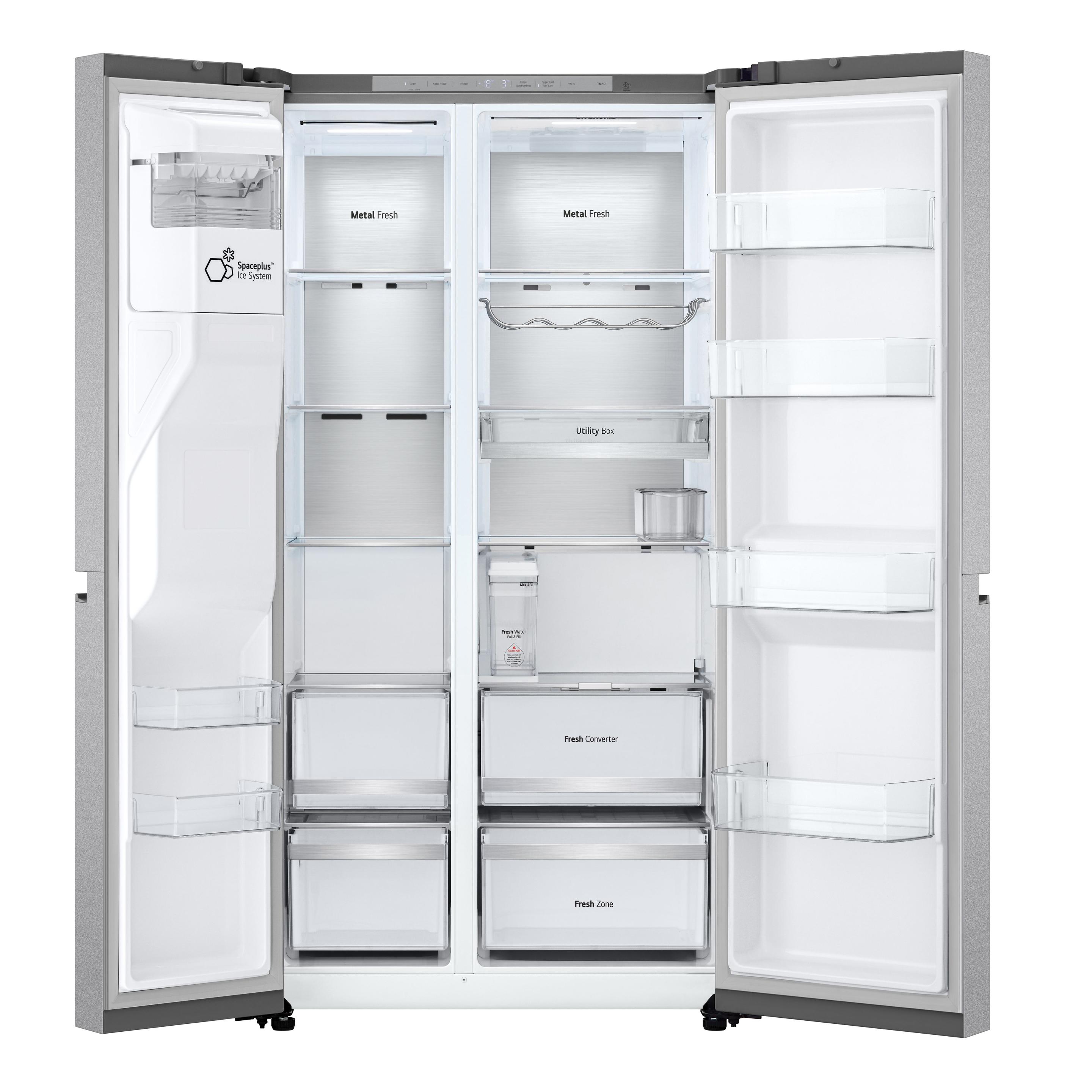 Frigorífico Americano Independente LG GSLE91MBAC (628 L - 179x91x74 cm - Metálico), miniatura 3
