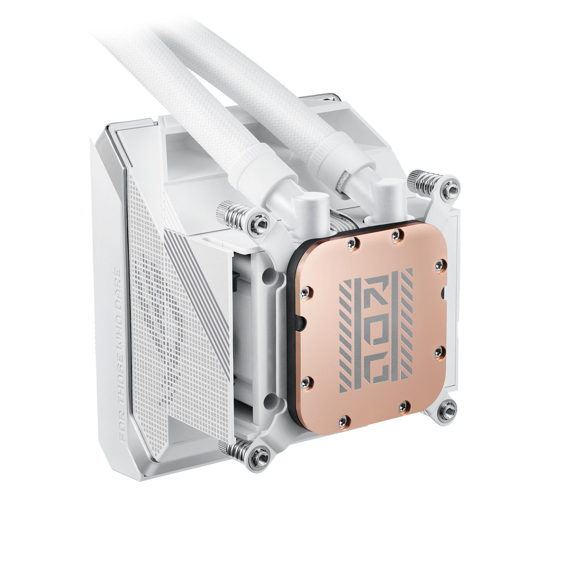 Sistema de Refrigeração Líquida para CPU ASUS ROG STRIX SLC IV 360 ARGB LCD (AM4, AM5, LGA 1700, LGA 1851 - 120 mm - 2500 RPM - Branco) — miniatura 12