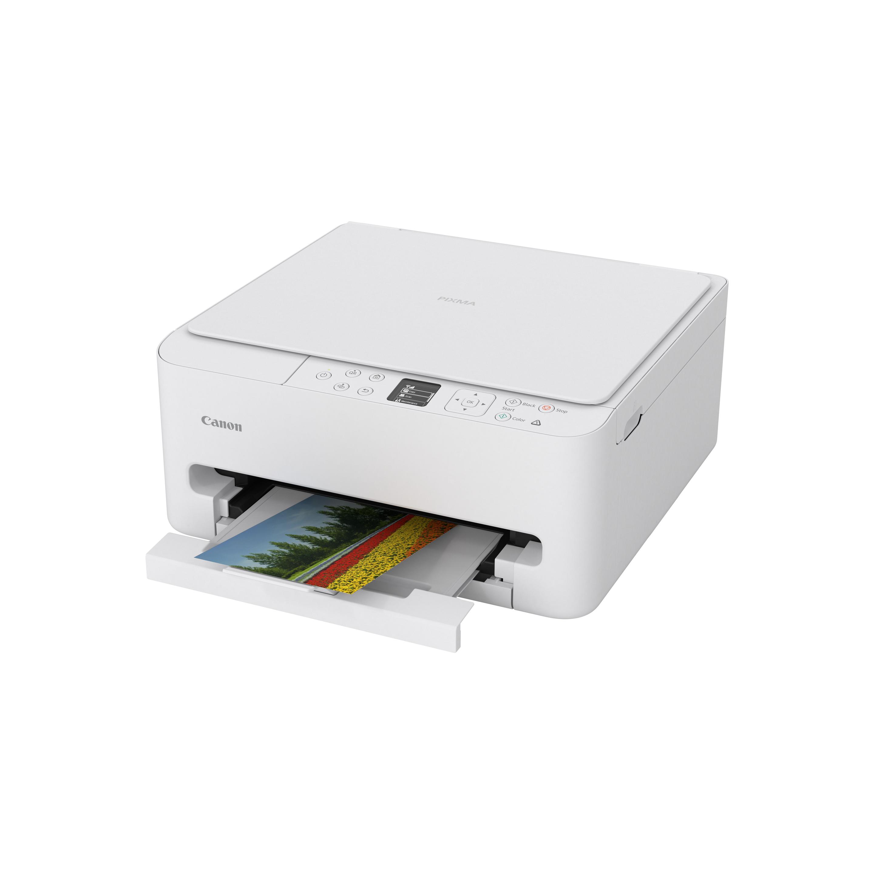 Impressora Multifunções CANON PIXMA TS6550i (A4 - Impressão a cores - 100 folhas - Branco) — miniatura 3