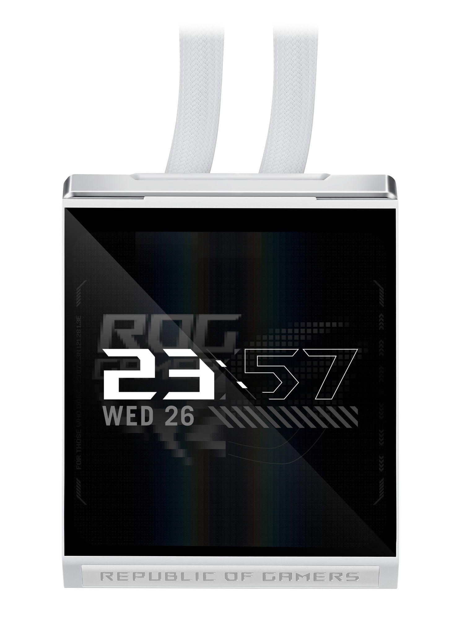 Sistema de Refrigeração Líquida para CPU ASUS ROG STRIX SLC IV 360 ARGB LCD (AM4, AM5, LGA 1700, LGA 1851 - 120 mm - 2500 RPM - Branco) — miniatura 6