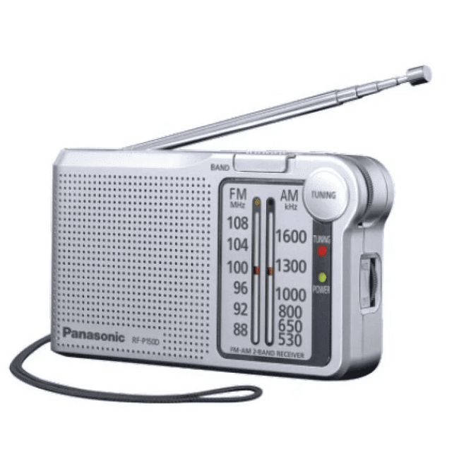 Rádio Portátil PANASONIC RF-P150DEG-S (3.5 mm - Prateado)