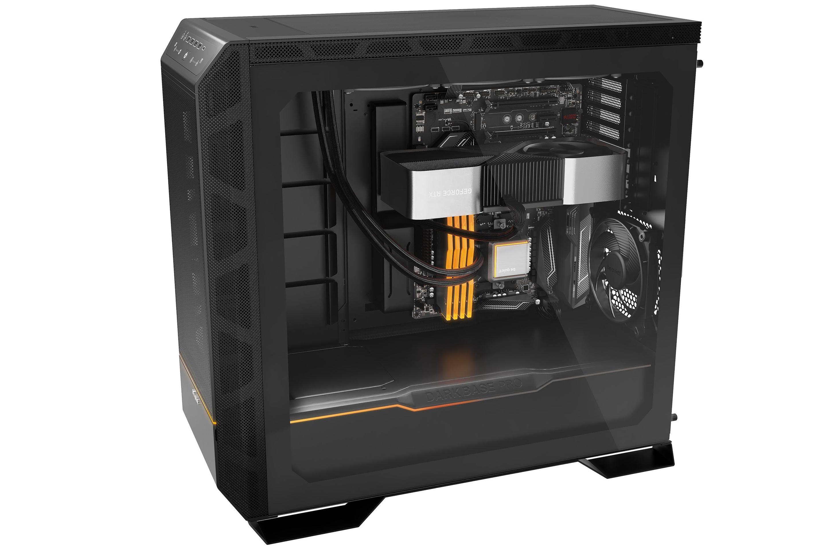 Caixa PC BE QUIET! DARK BASE PRO 901 (Full Tower - Alumínio, Vidro, Aço - 19 cm - Preto) — miniatura 6