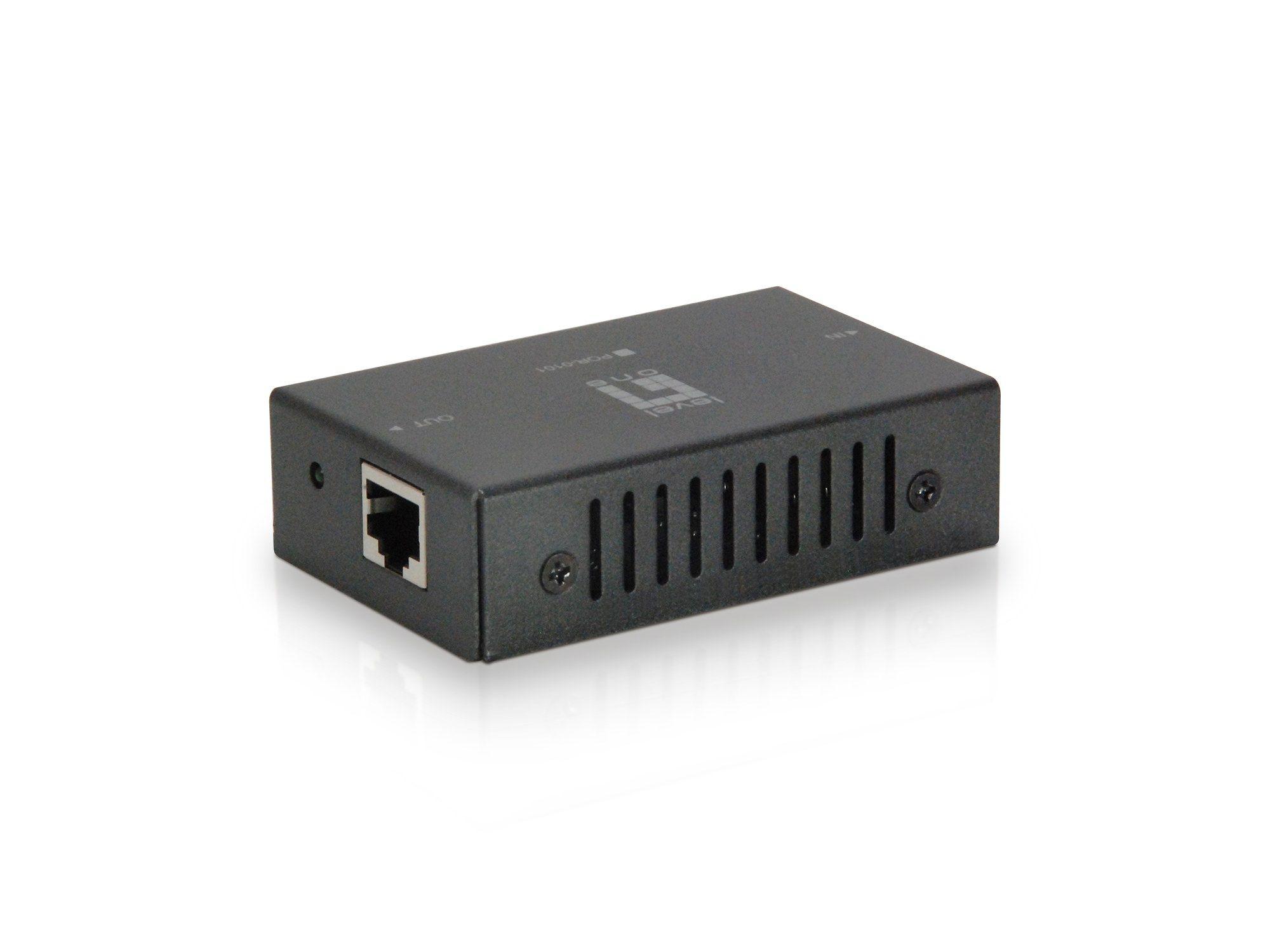 Repetidor Wi-Fi LEVELONE POR-0101 (100 Mbit/s - Parede - Preto)