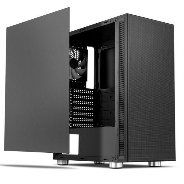 Caixa ATX NOX Hummer Void Silent Optimized (ATX, micro ATX, Mini-ITX - Midi Tower - Aço SPCC e ABS - Preto), miniatura 4