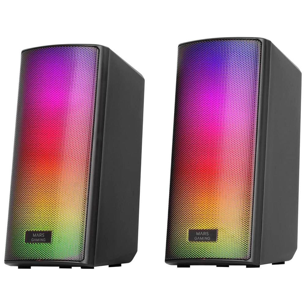 Colunas Portáteis MARS GAMING MSRGB2 (15 W - Com fios e sem fios - Preto), miniatura 3