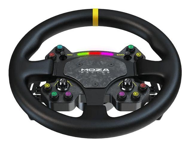 Volante MOZA RACING RS V2 (PC - Com fios e sem fios - Com fios, sem fios - Preto) — miniatura 3