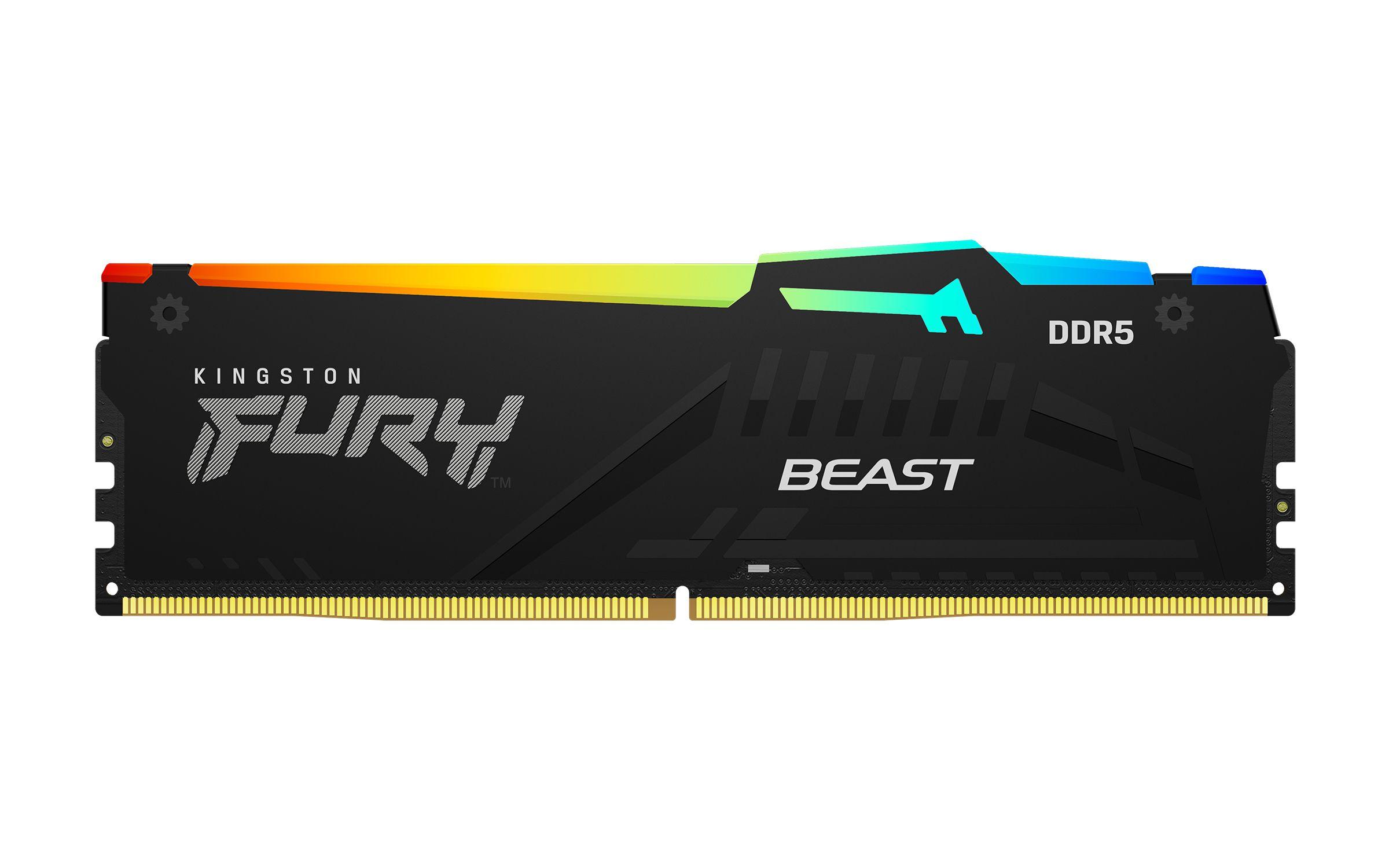 Memória RAM KINGSTON FURY Beast RGB KF560C36BBE2A-16 (6000 MHz - 16 GB - DIMM) — miniatura 2