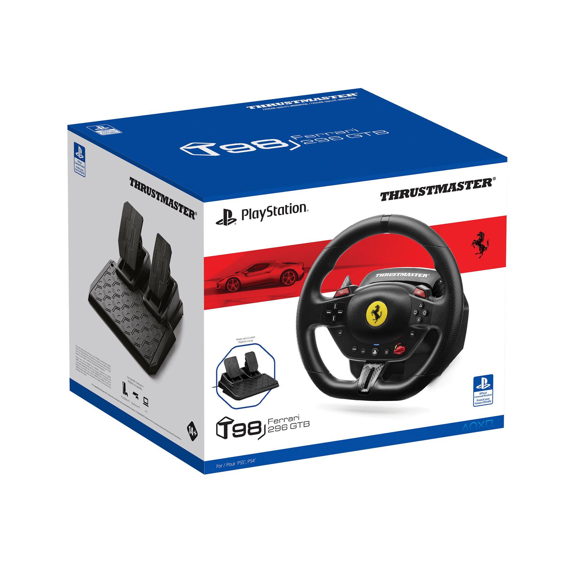 Volante THRUSTMASTER T98-P Ferrari 296 GTB (Com fios - Preto) — miniatura 4