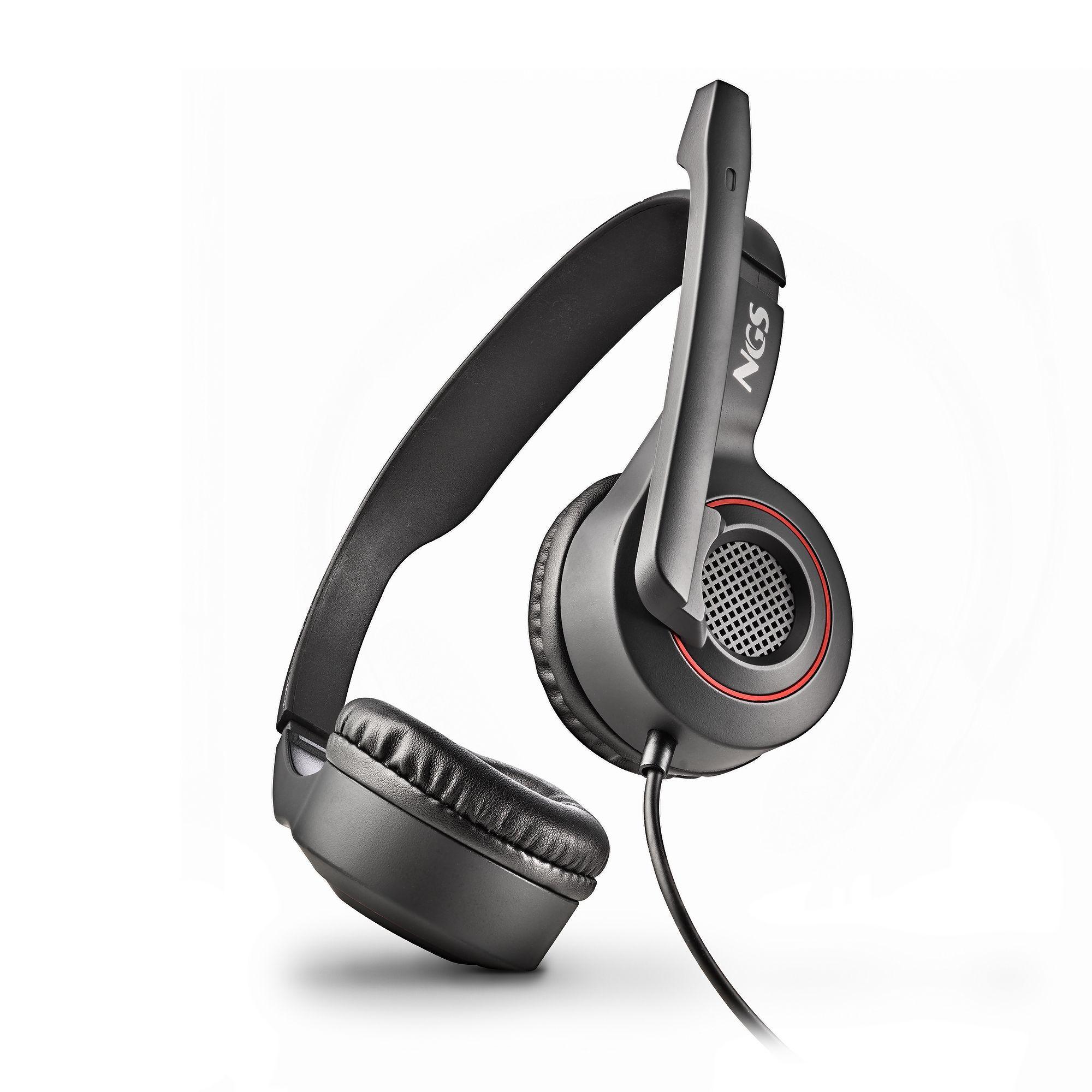 Headset NGS MSX10 PRO (Binaural - Com fios - Supra-aural - Preto) — miniatura 3