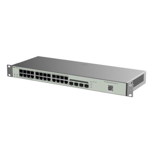 Switch de Rede Gerido RUIJIE RG-NBS3100-24GT4SFP-V2 (56 Gbit/s - L2 - 9216 bytes - Metálico) — miniatura 3