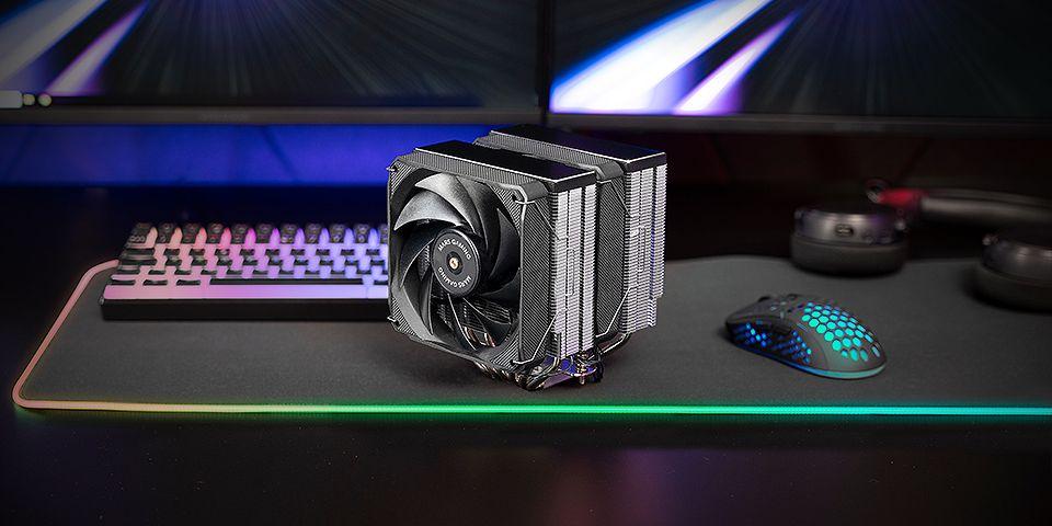 Dissipador a Ar para CPU MARS GAMING MCPU-XU9 (120 mm - 2 ventoinhas - 2000 RPM - Preto) — miniatura 5