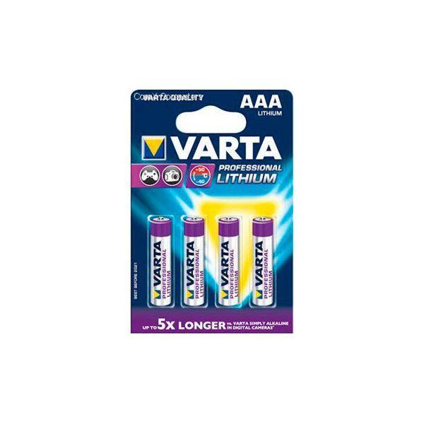 Pilhas de Lítio VARTA Ultra Lithium 6103/4B (Prateado) — imagem 1