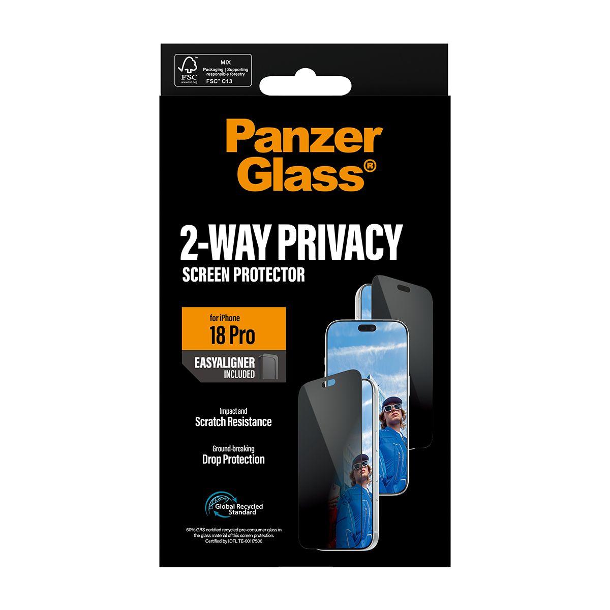 Película de Proteção de Ecrã PANZERGLASS iPhone 18 Pro (Apple iPhone 18 Pro - Transparente), miniatura 3