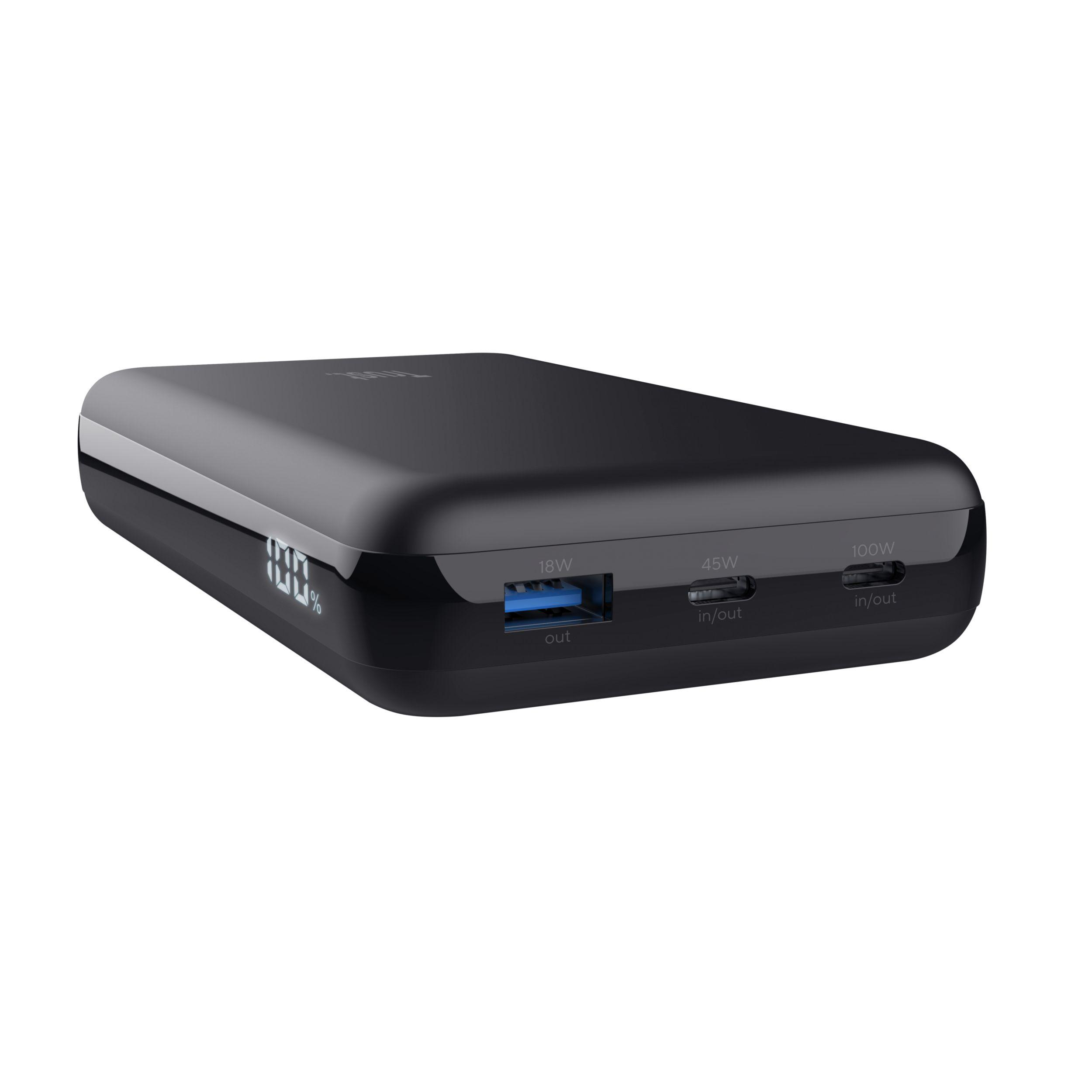 Bateria Externa TRUST Laro (USB-C - USB - USB Type-C - Preto) — miniatura 4