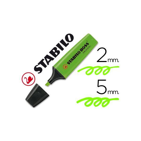 Marcador Fluorescente STABILO BOSS ORIGINAL 70/33 (Polipropileno - Verde) — miniatura 2