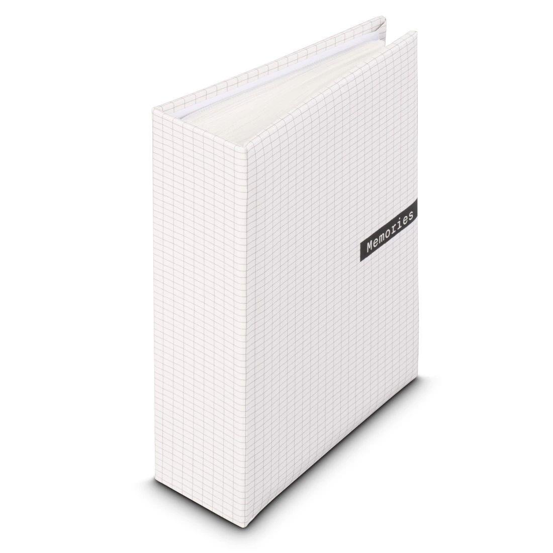 Álbum de Fotografias HAMA Designline II Check 7709 (Branco)