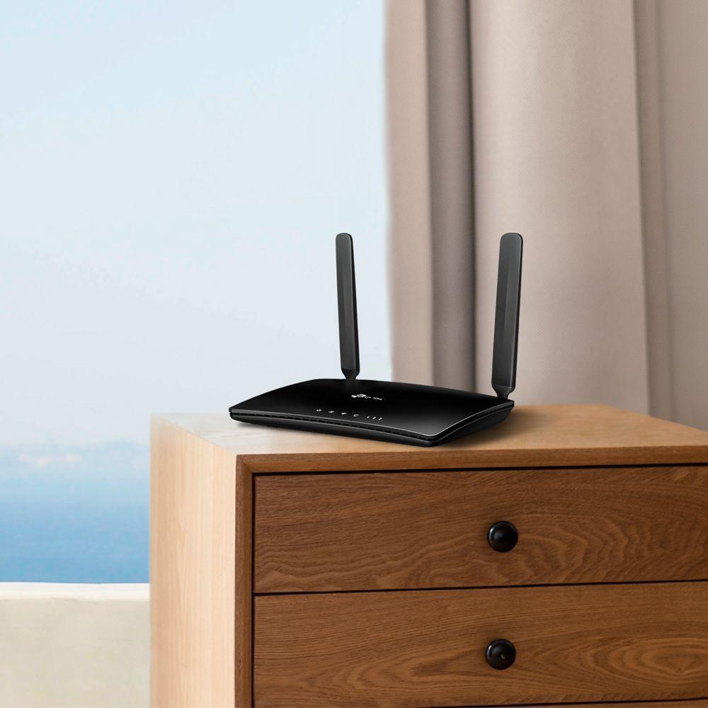 Router 4G TP-LINK TL-MR6400 (Wi-Fi 4 - 300 Mbit/s - Banda única - Preto) — miniatura 5