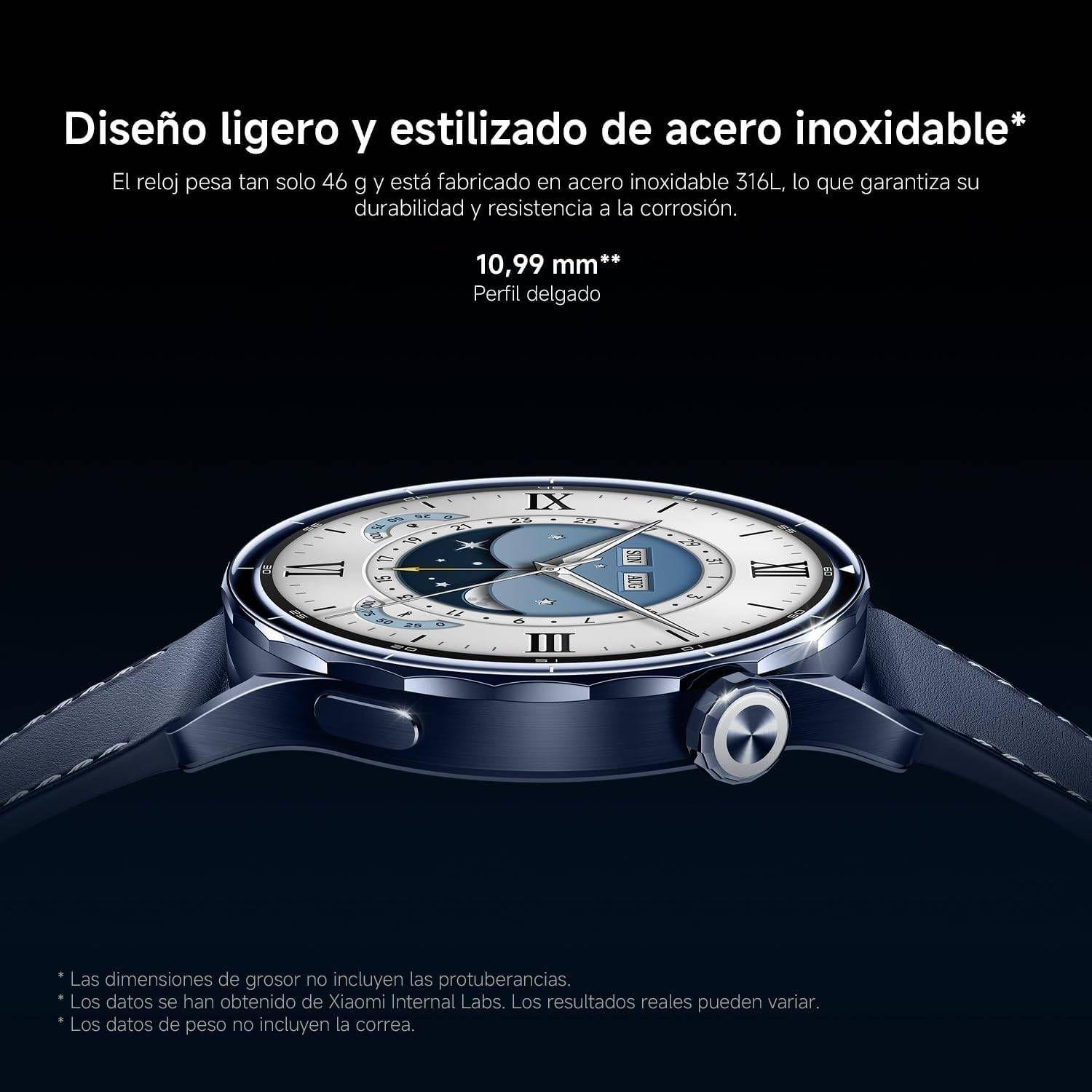 Smartwatch XIAOMI Watch S5 46mm (Redondo - AMOLED - 1,48" - Preto), miniatura 4