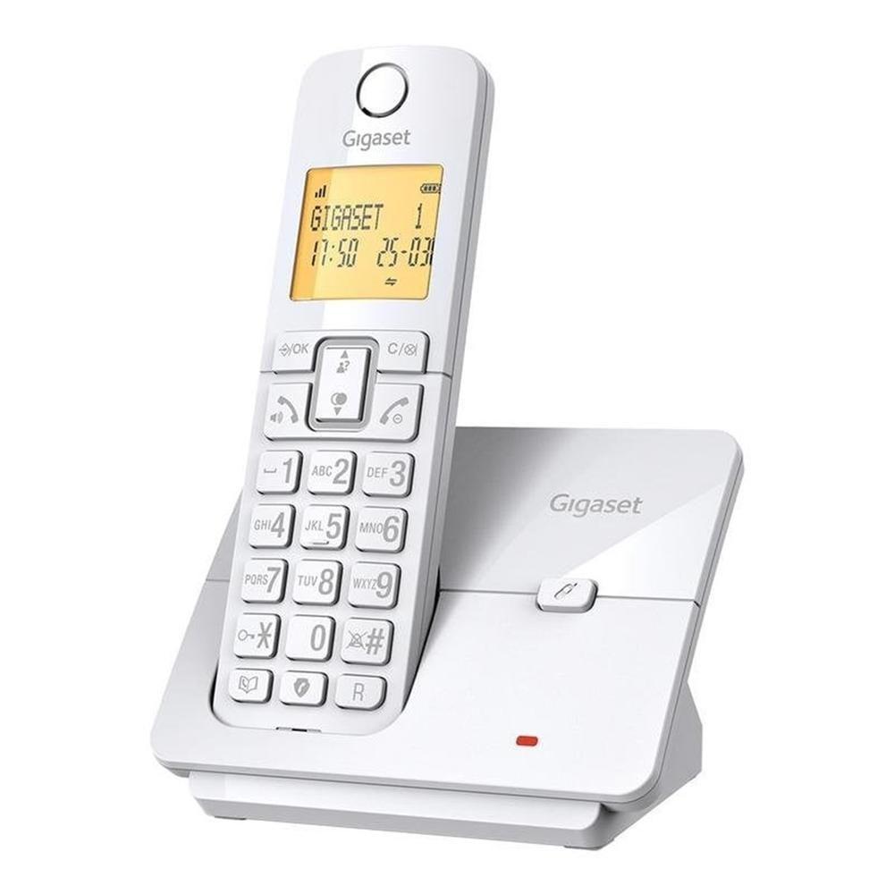 Telefone Fixo Sem Fios GIGASET Essential 300 (Branco) — miniatura 2