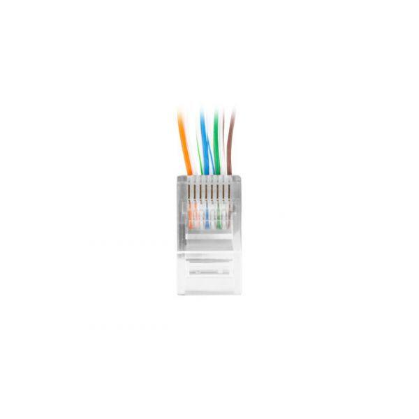 Conectores RJ45 LANBERG PLU-6020EZ (Transparente), miniatura 2