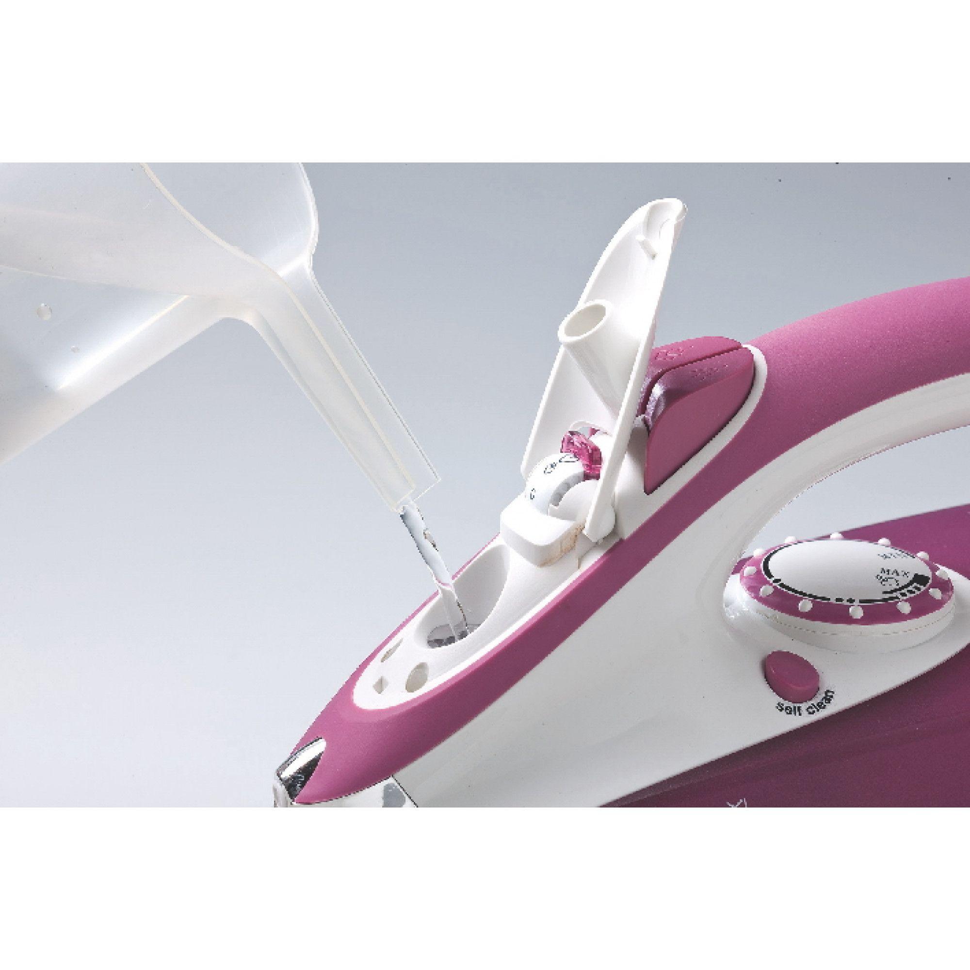 Ferro de Engomar ARIETE 6215/00 (2200 W - 0,28 l - Base em aço inoxidável - Roxo e Branco), miniatura 4