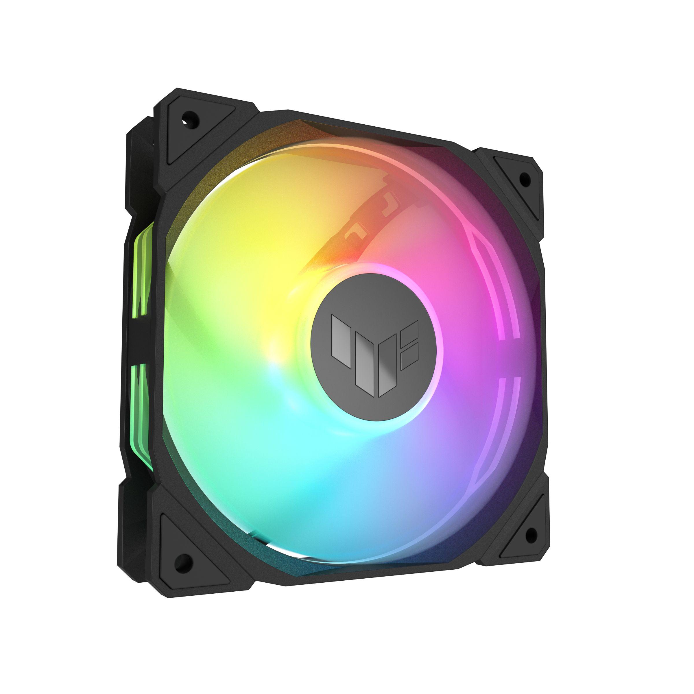 Ventoinhas para Caixa PC ASUS TUF Gaming TR120 ARGB 3IN1 (Preto) — miniatura 3