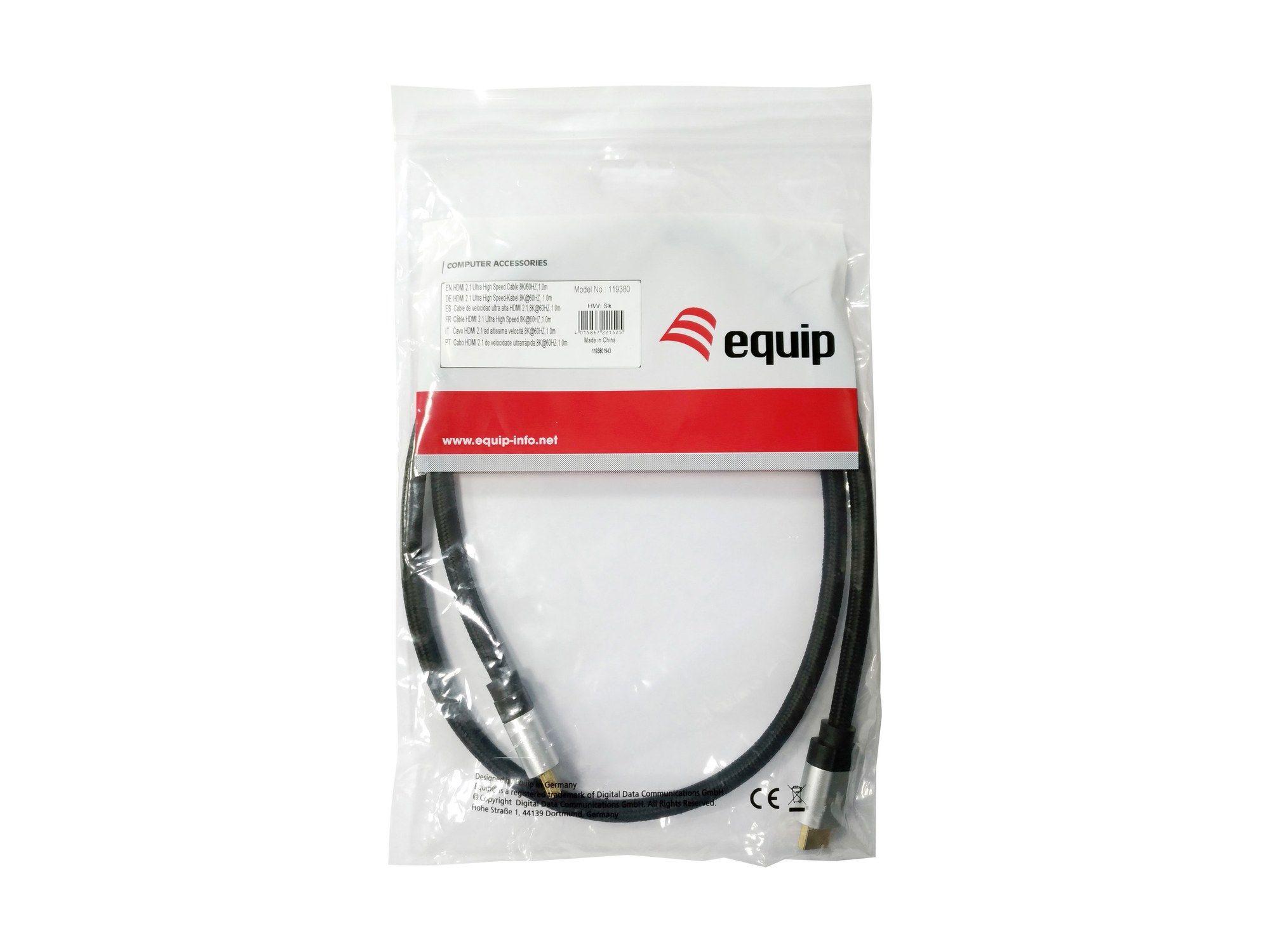 Cabo HDMI EQUIP 119386 (15 m - 240 Hz - HDMI Type A - Preto) — miniatura 3