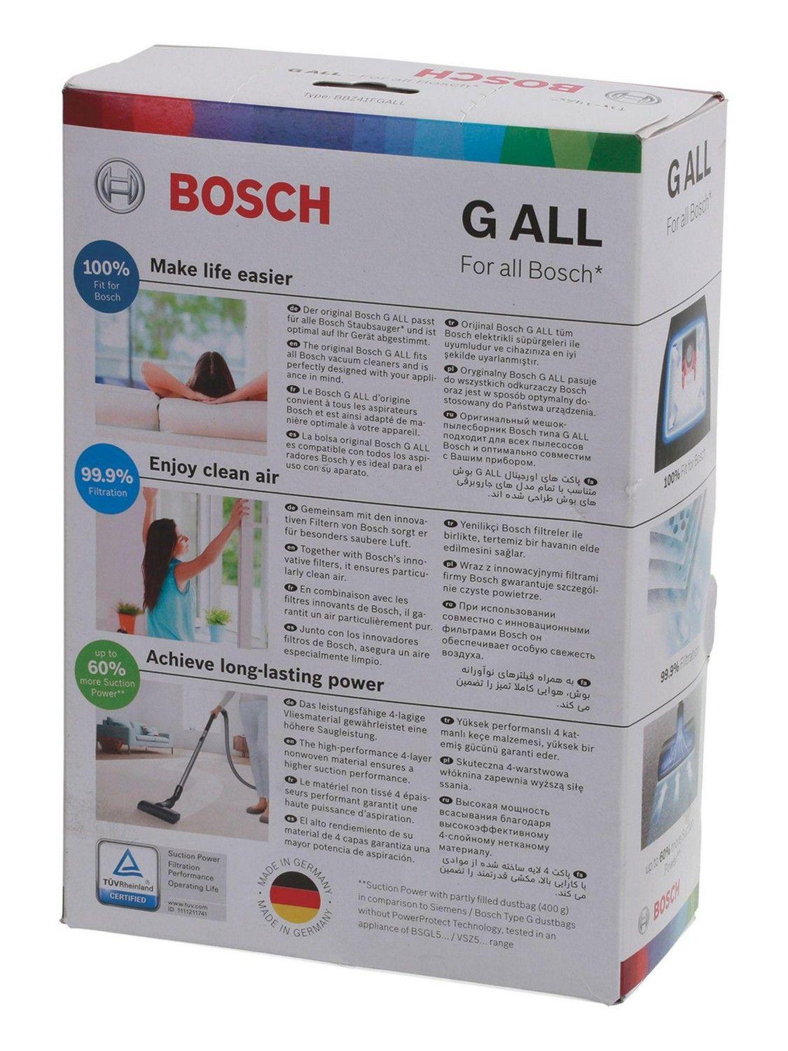 Sacos de Pó BOSCH BBZ41FGALL (Branco) — miniatura 2
