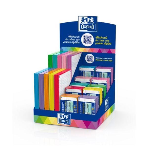 Expositor de Cartões de Estudo OXFORD Flashcards 2.0 (Cores Sortidas)