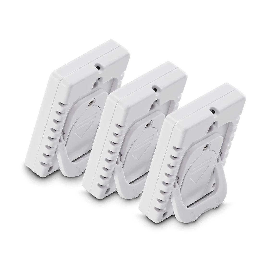 Pack de 3 Termómetros e Higrómetros HAMA Cres (Plástico - Branco) — miniatura 3