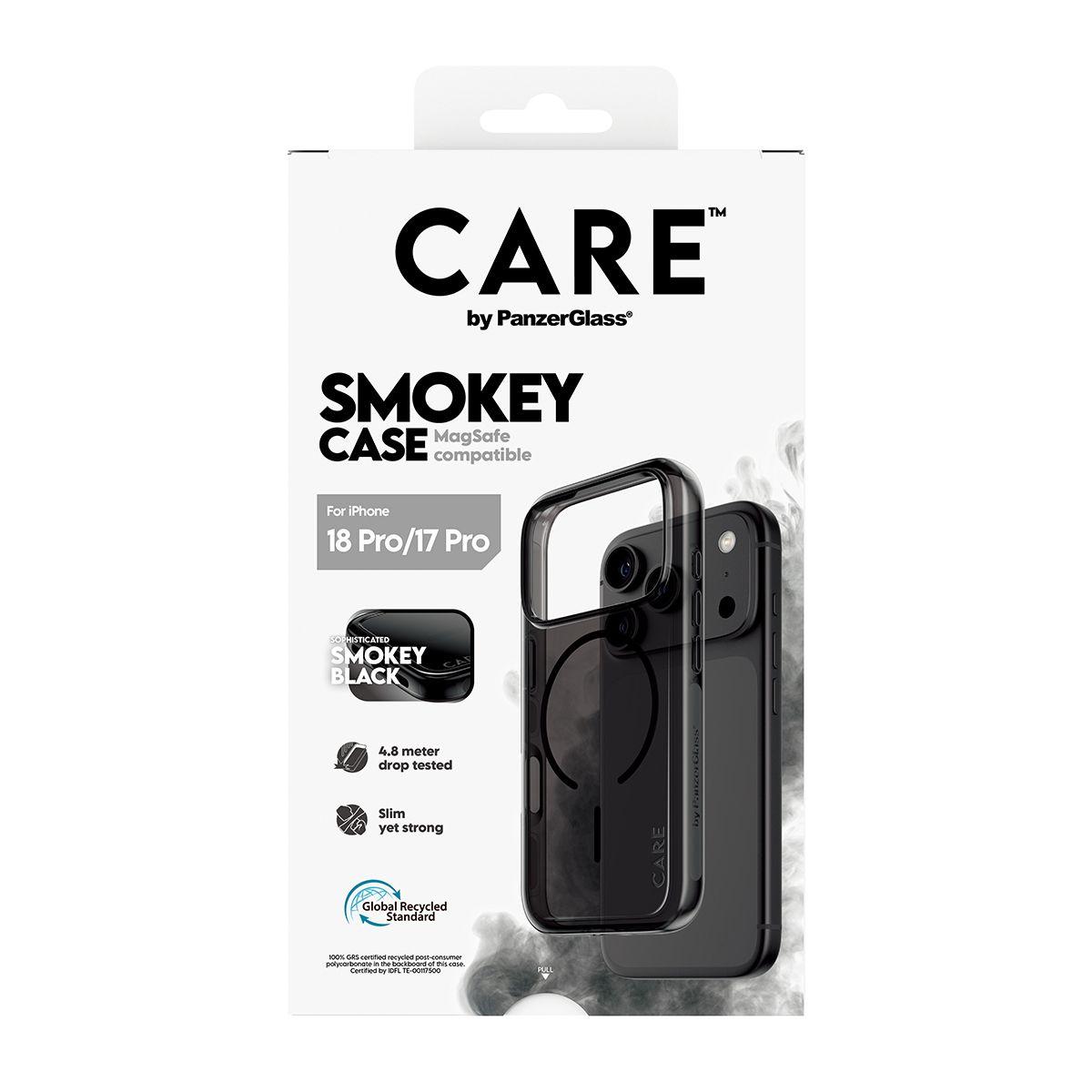 Capa para Telemóvel PANZERGLASS CARE Urban Explorer Smokey MagSafe iPhone 17 Pro (Preto), miniatura 3