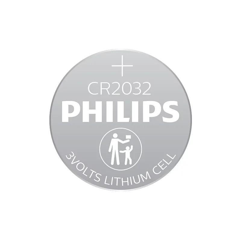Pilha de Botão PHILIPS CR2032P5/01B (Lítio 3V - Pack de 5) — miniatura 4