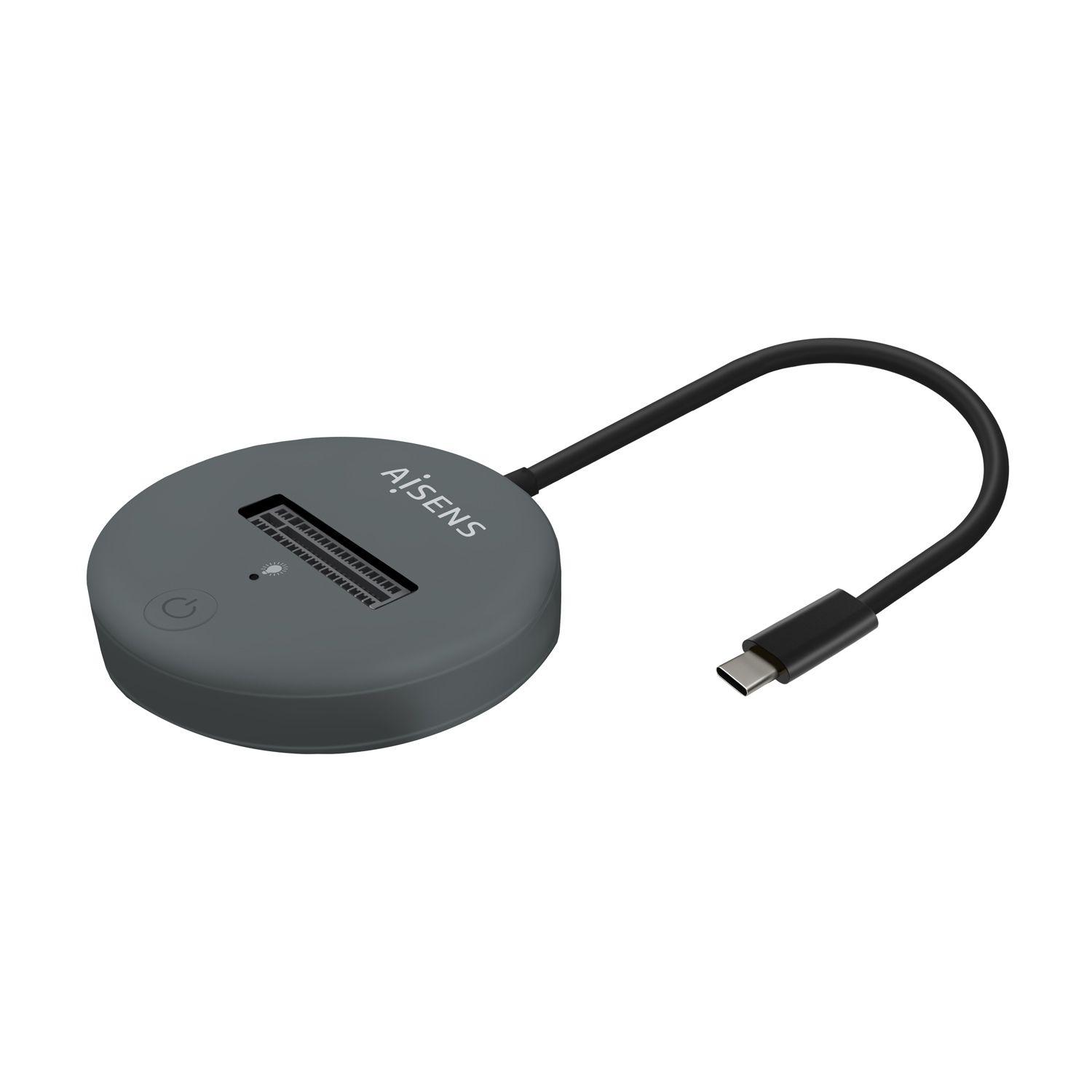 Docking Station M.2 AISENS ASUC-M2D014-GR (2 TB - M.2 - SATA - Cinzento)