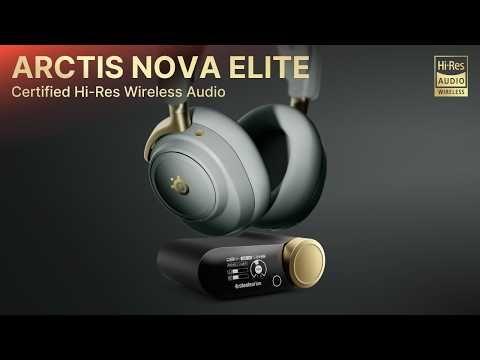 Headset Gaming STEELSERIES Arctis Nova Elite Sage Gold (Binaural - 4 cm - USB-C - Verde), miniatura 3