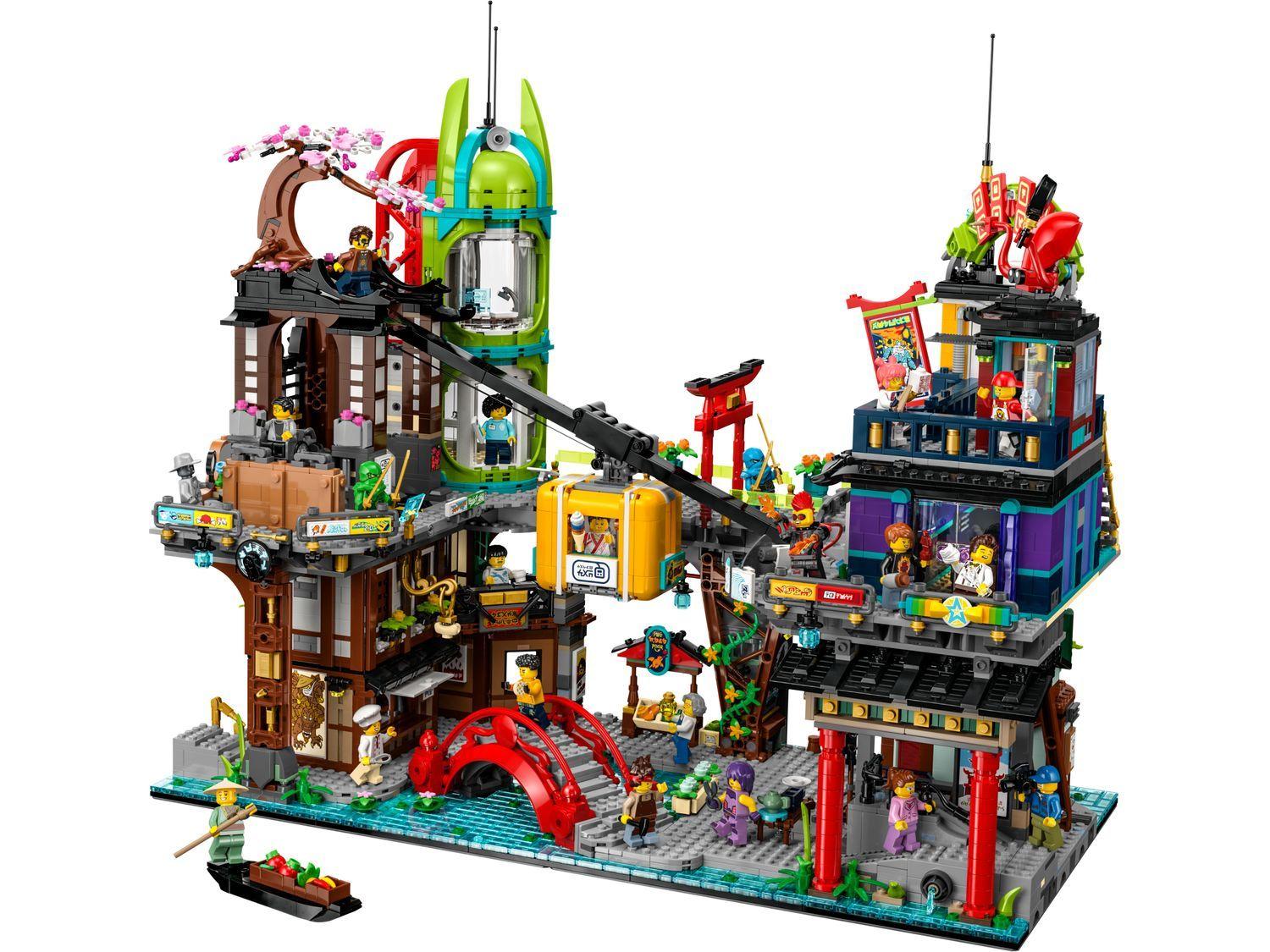 LEGO 71799 Ninjago Mercados da Cidade NINJAGO® (14+ anos - 6163 peças)
