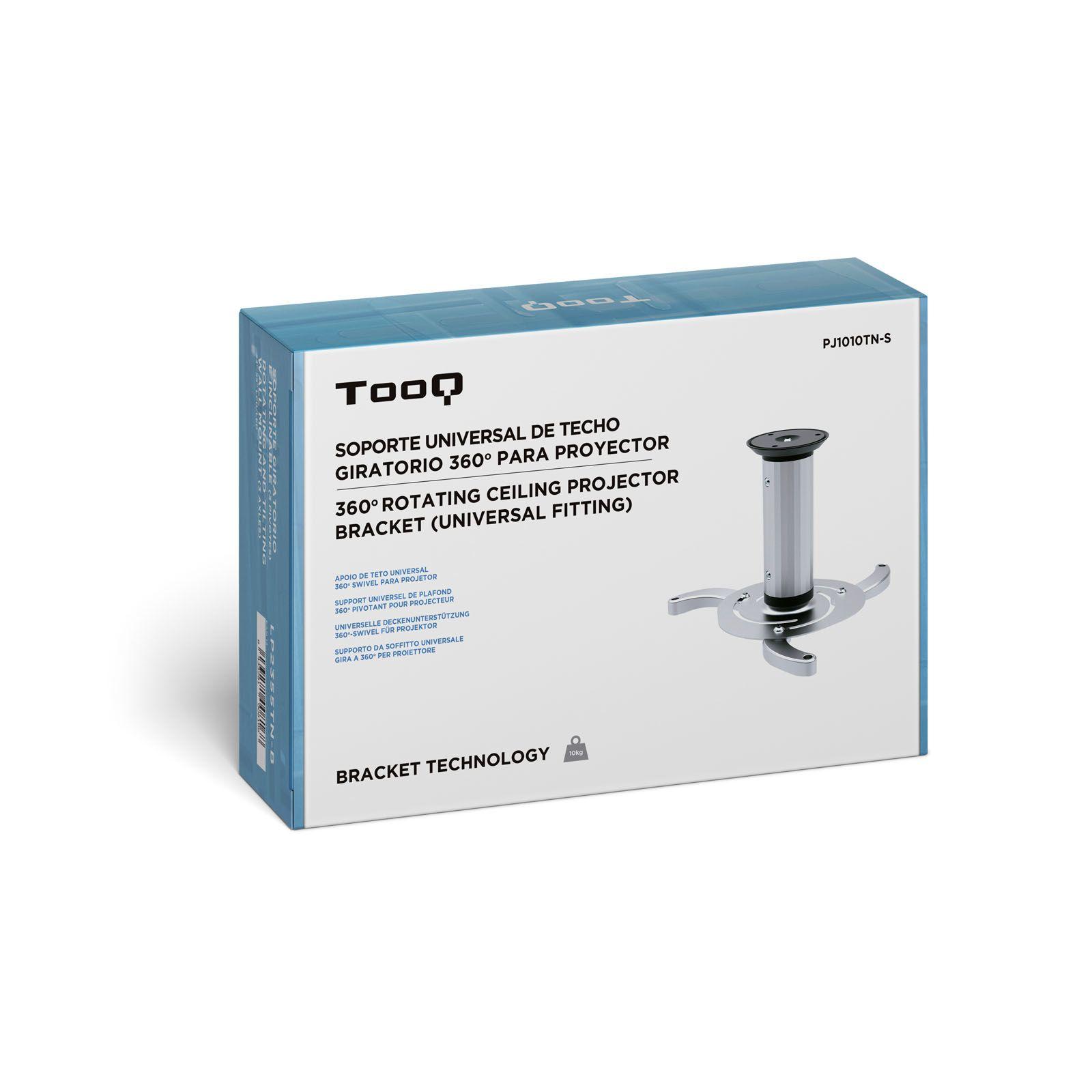 Suporte de Teto para Projetor TOOQ PJ1010TN-S (10 kg - Teto - -15-15° - Prateado), miniatura 5