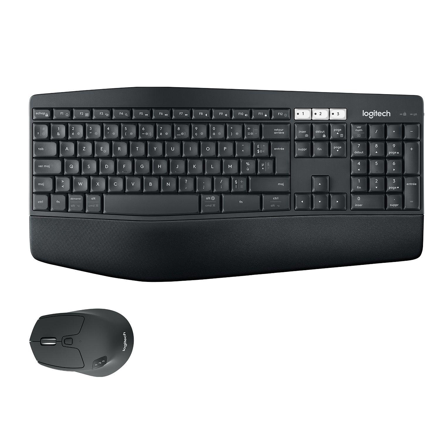 Teclado e Rato LOGITECH MK850 Performance (Belga - Tamanho completo - RF Wireless + Bluetooth - Preto), miniatura 2