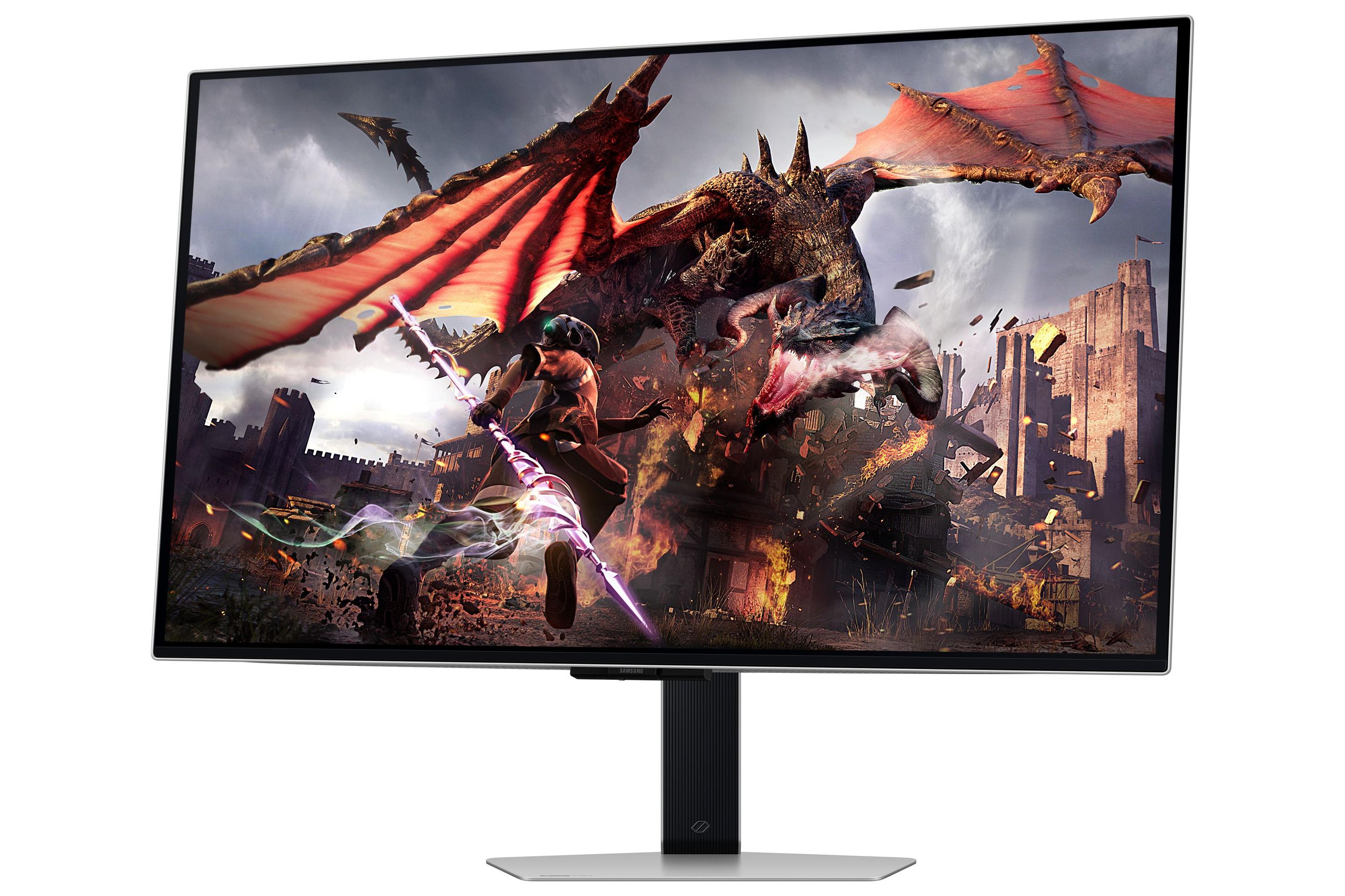 Monitor SAMSUNG G80SD (32" - OLED - 240 Hz - Prateado) — miniatura 4