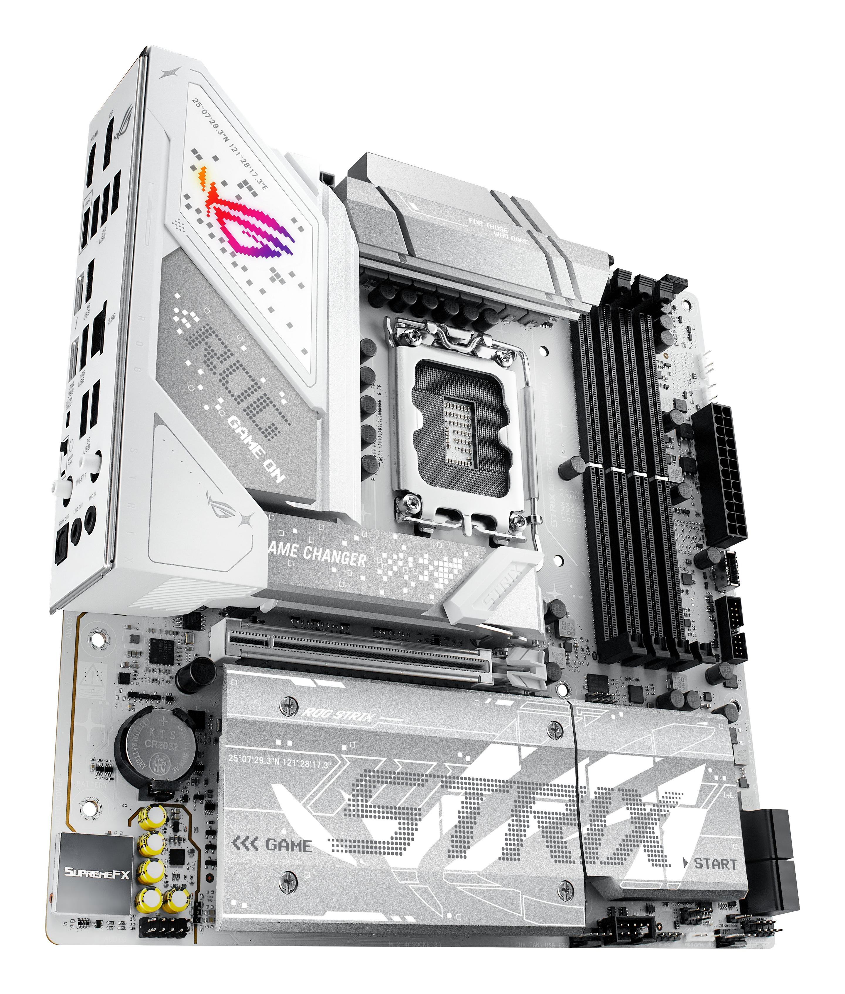 Motherboard ASUS ROG STRIX B860-G GAMING WIFI (LGA 1851 (Socket V1) - Intel Core Ultra - micro-ATX - Branco), miniatura 5